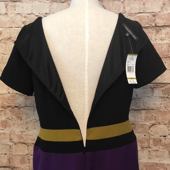 Jones Wear Day to Dinner black combo dress. - Picture 7 of 8